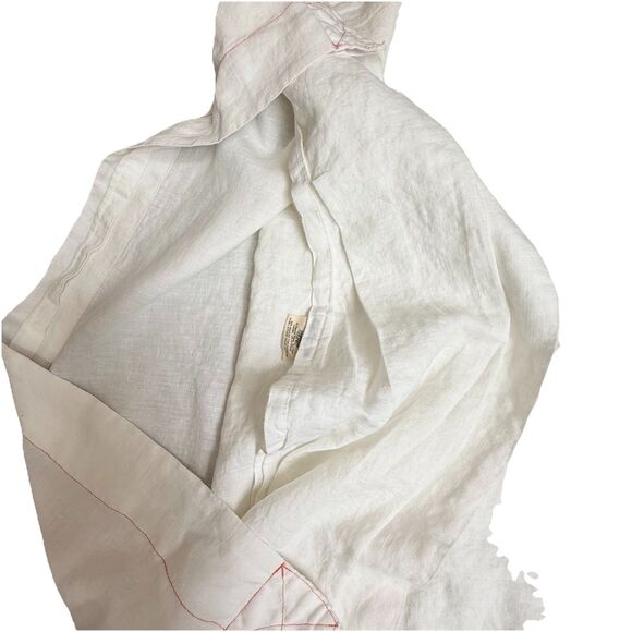 United Clothing London 100% Linen Decorative Throw Pillow Cover 26x26 - Picture 4 of 7